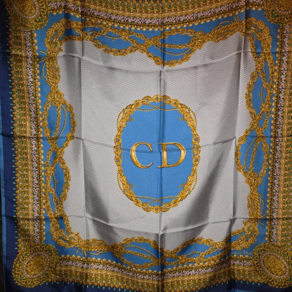EUC Authentic Christian Dior Silk Scarf